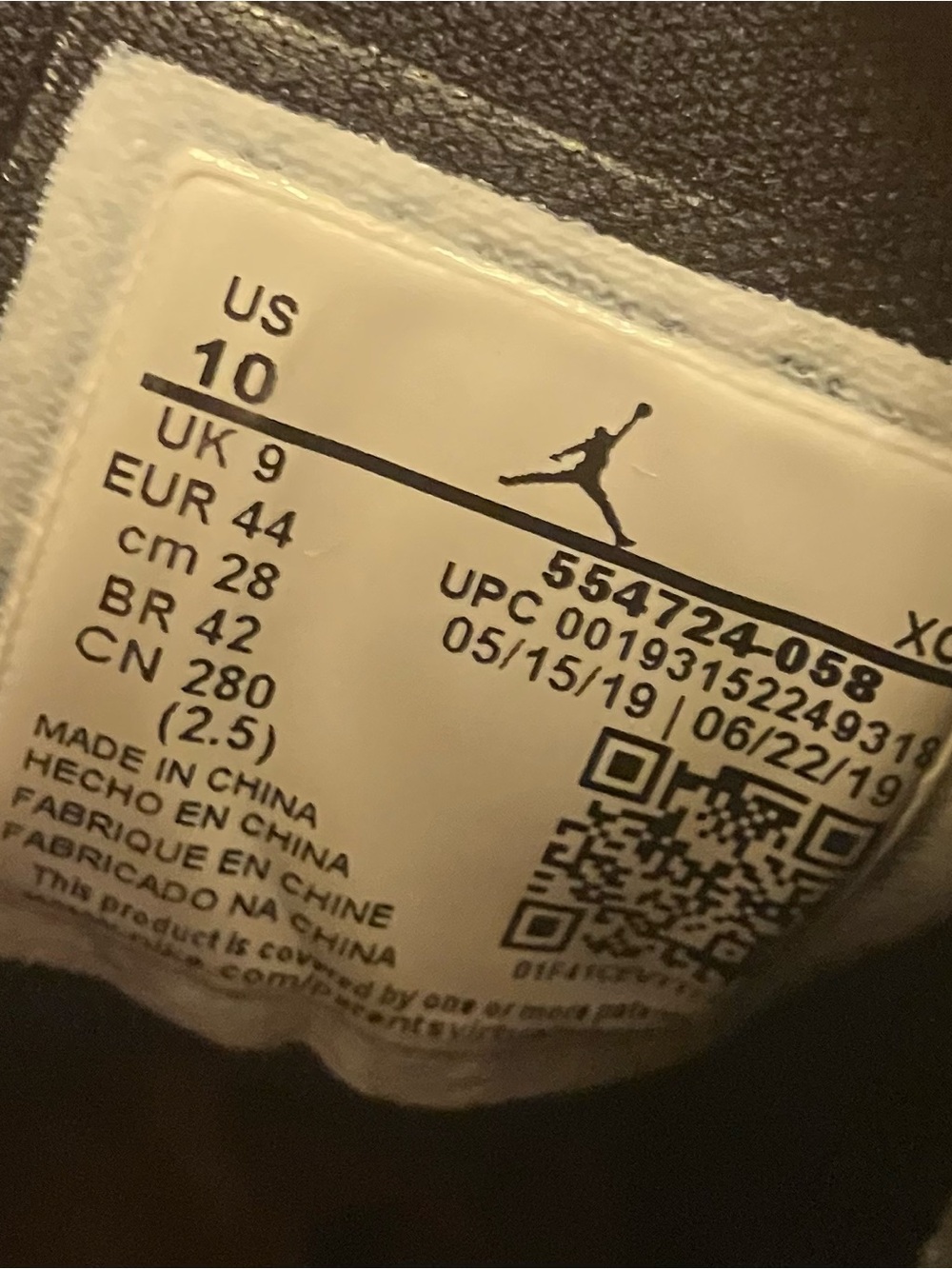 Nike Air Jordan high top sneakers in orange white and black size 10 - Picture 3 of 4